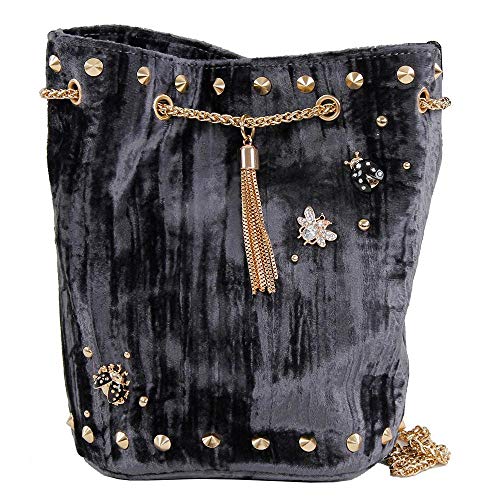 Eferri Damskie Ronda Glamour, szare (Gris), 16 x 22 x 16 centymeters