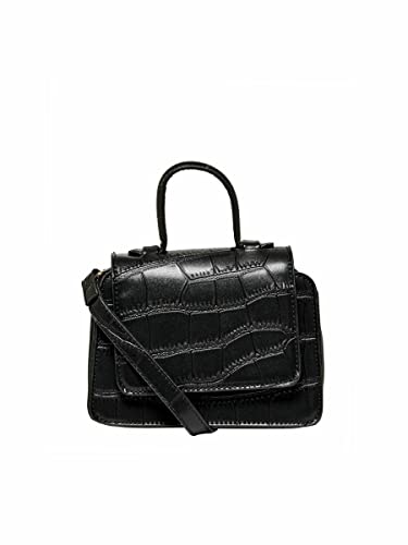 ONLY Womens ONLPETRA Croco PU Bag torebka podręczna, czarna