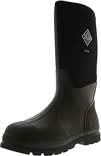Muck Chore Mid, kalosze dla dorosłych uniseks, Czarny czarny 000a - 38 EU