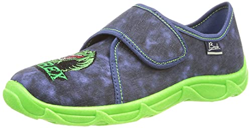 Beck Chłopięce kapcie T-rex, granatowy - 29 EU