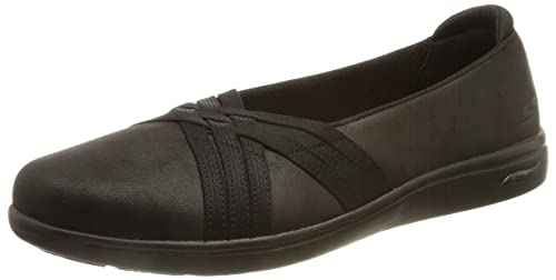 Skechers Damskie kapcie Arch Fit Uplift Precious, Czarna tkanina, 37 EU