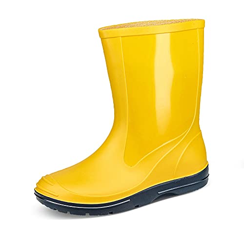 Beck Unisex dziecięce kalosze Basic 486, Żółty żółty 10, 39 eu