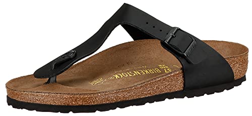 BIRKENSTOCK Gizeh męskie kapcie kapcie kapcie czarne czas wolny, czarny - czarny - 41 EU