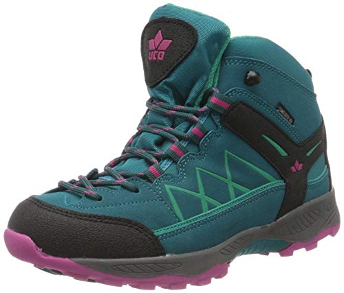 Lico Griffin High Dziewczynki Buty do biegania crossowego, kolor Petrol/czarny/różowy (Pink), 32 EU