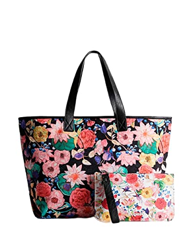 Desigual Womens Bols_ETEREA Black Namibia Shopping Bag, One Size, czarny, jeden rozmiar