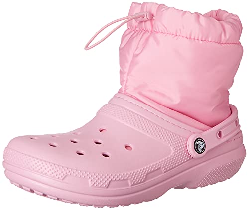 Crocs Unisex klasyczne wyściełane Neo buciki śniegowe, Różowy baleriny - 36.5 EU