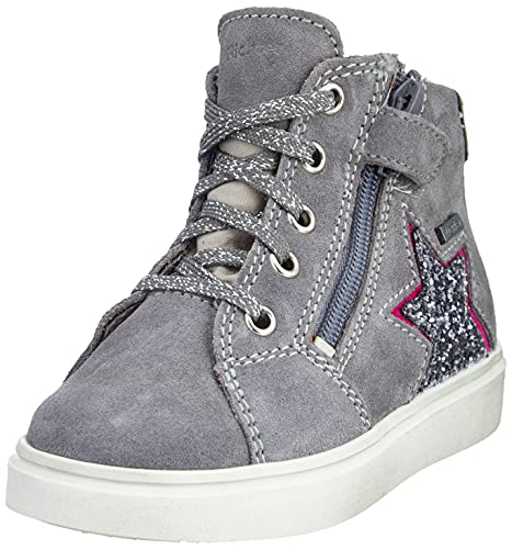 Richter Kinderschuhe Sneakersy dziewczęce Flora, szary - 6301ash Ciclamino - 28 EU