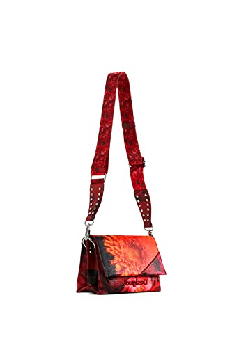 Desigual Womens BOLS_SUNSET PATCH RO Across Body Bag, Red, One Size