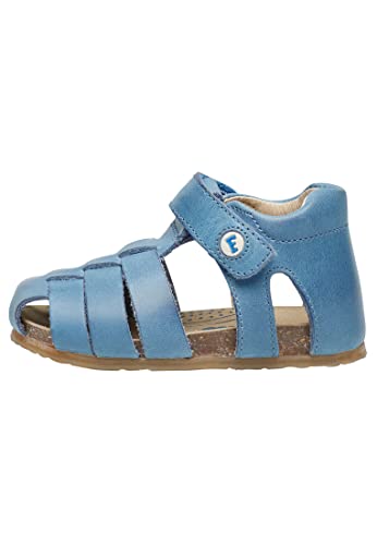 Falcotto Alby półzamknięte sandały ze skóry, niebieski, 23 EU