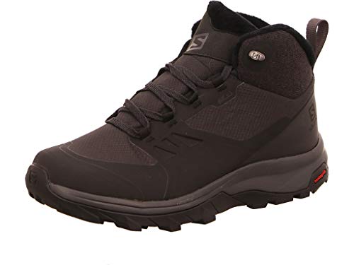 Salomon Damskie buty trekkingowe Outsnap CSWP W, czarny - Czarny Black Ebony Black - 36 2/3 EU