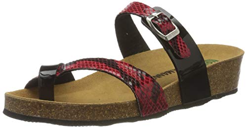 Dr. Brinkmann Damskie kapcie 701517, czerwony - czerwony - 41 EU