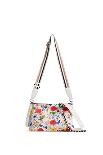 Desigual Damska torba Bols_ETEREA White DORTMUN Across Body Bag, jeden rozmiar, biały, jeden rozmiar