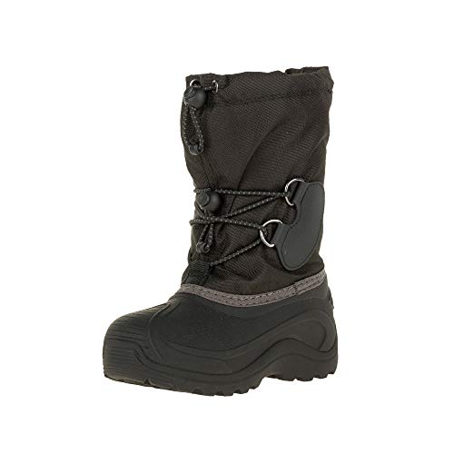 Kamik Unisex dziecięce kozaki zimowe Southpole4, czarny - Czarny Bik - 25 EU