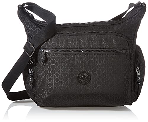 Kipling Damska torba na ramię Gabbie, Signature Emb, rozmiar uniwersalny, Sygnature Emb, jeden rozmiar