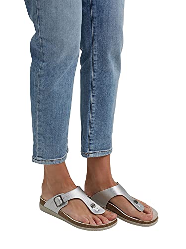 ESPRIT Damskie japonki 041ek1w311, czarny - 090 Silver - 36 EU