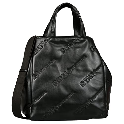 Tom Tailor Denim Damska NOVA, Zip Shopper L, czarna, L