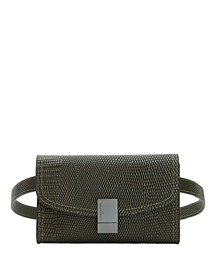 Liebeskind Berlin Damska torba na ramię Flare Lizard Crossbody, ekstra mała (wys. x szer. x gł.) 13,5 cm x 17,0 cm x 5,0 cm), brązowy - Tea Leaf - Extra Small (HxBxT 13.5cm x17.0cm x5.0cm)