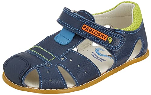 Pablosky 016825, sandały z obcasem, niebieskie, 25 UE