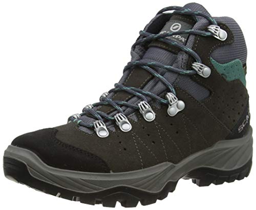 Scarpa Damskie buty trekkingowe Mistral GTX Wmn High Rise, Smoke Lagoon Gore Tex Energy Ii, 36.5 EU