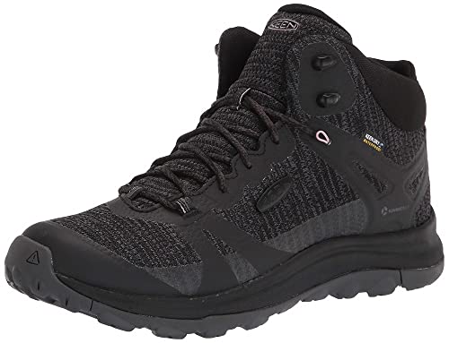 KEEN Damskie buty trekkingowe Terradora 2 Mid Waterproof, Czarny magnes, 43 EU