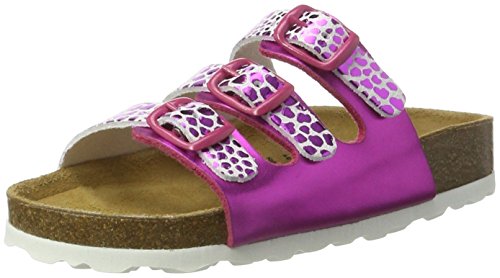 Lico BIOLINE TRENDY Dziewczynki Niskie kapcie, różowy (Pink)/ biały, 38 EU