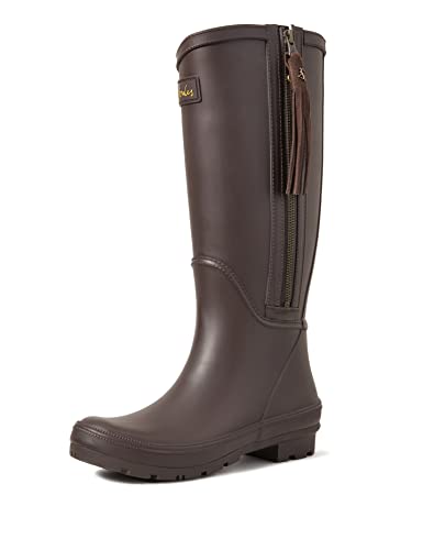 Joules Damskie kalosze Collette Wellington, Ciemny brąz - 37 EU