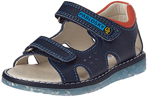 Pablosky 016525, sandały z obcasem, niebieskie, 22 UE