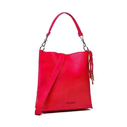 Desigual Bols_rapsodia Butan Shoulder Bag, rozmiar uniwersalny, czerwony - czerwony - jeden rozmiar