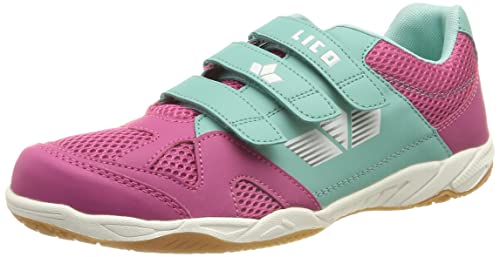 Lico Dziewczęce Sport V buty do pomieszczeń, Różowy tirkis Weiss - 21 EU