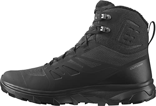 Salomon Damskie buty trekkingowe Outblast Ts CSWP W, czarny - Schwarz Black Black Black - 38 EU