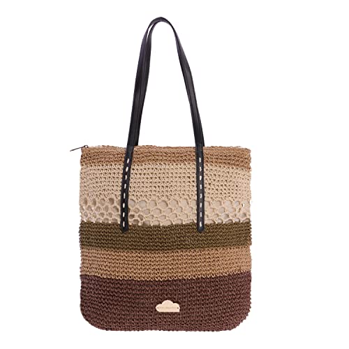 For Time Damska torba na ramię Sunny Shopper, wielokolorowa, 31 x 11 x 34 cm