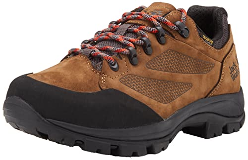 Jack Wolfskin Męskie buty trekkingowe Rebellion Texapore Low M, Brązowy Phantom, 40.5 EU