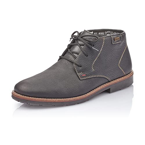 Rieker Botki męskie 35310, Black Schwarz Schwarz 00, 43.5 EU