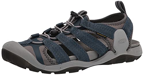 KEEN Sandały męskie CNX 2, Midnight Navy Real Teal, 43 EU