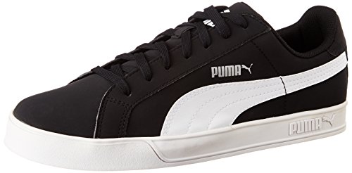 PUMA Smash Vulc Low-Top buty dla dorosłych, uniseks, czarny - Czarny Black White 09black White 09-40 EU