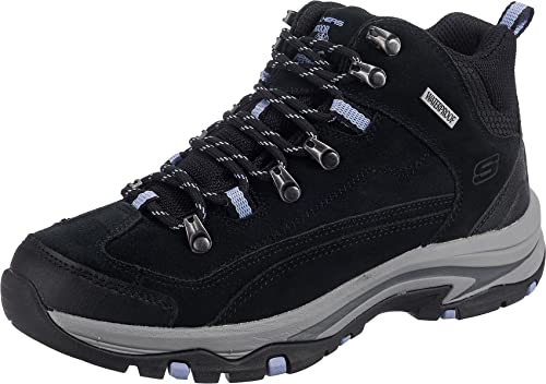 Skechers Damskie buty trekkingowe Trego Alpine Trail, Czarna lawenda, 37 EU