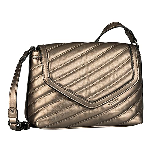 Gabor Damska torebka Camila Flap Bag S no Zip, S, Old Silver - S