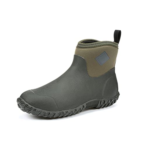 Muck Boots Męskie kalosze Muckster II Ankle, Braun Moss Green, 44/45 EU