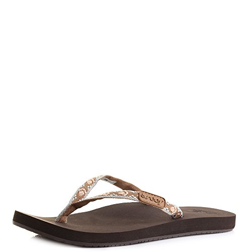 Reef Ginger sandały damskie, brązowy - Braun Brown Peach - 35 EU
