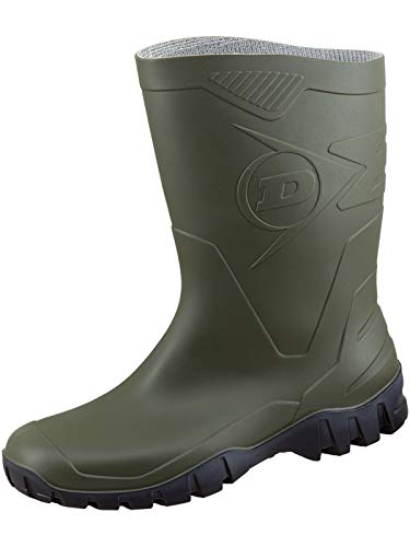 Dunlop Protective Footwear Unisex Dee-x kalosze robocze, zielony - zielony Green Black - 45 EU