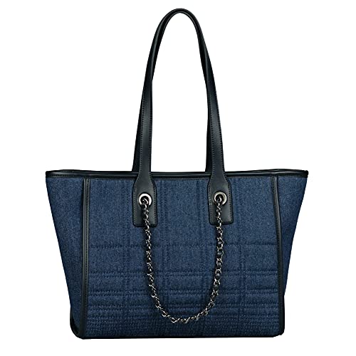 TOM TAILOR Damska torba Julieta, rozmiar uniwersalny, niebieski (Denim Blue) - jeden rozmiar