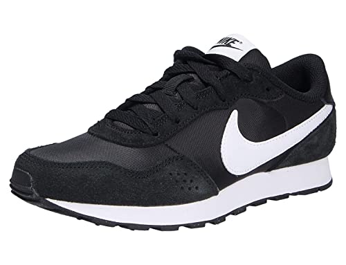 Nike Chłopcy Md Valiant Sneakersy, Czarny/Biały, 36.5 EU