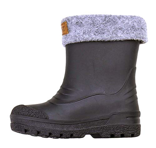 Kavat Unisex dziecięce kalosze Gimo Wp, czarny - czarny Black 911-25 EU