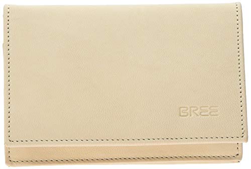 BREE Collection damskie etui na karty kredytowe Lund New 125, kolor naturalny, 1,5 x 7,5 x 11,5 cm