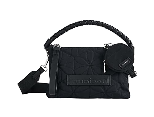 Desigual Damska torba na body Bols_Prisma Dortmund Across Bag, rozmiar uniwersalny, czarny - czarny - jeden rozmiar