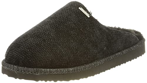 TOM TAILOR Damskie kapcie 2193710, czarny, 43 EU