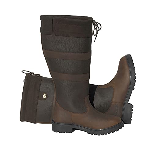 Rhinegold Damskie 810W-4-BRN Elite Brooklyn szerokie nogawki, brązowe, 4 (37)