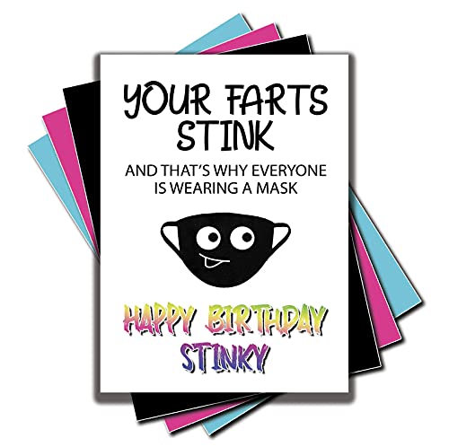 Jesting Jackass Zabawny motyw blokady karty urodzinowej dla mężczyzn kobiet brata syna męża chłopaka żony dziewczyny nowość bezczelne karty zenie śmierdzące żarty C668