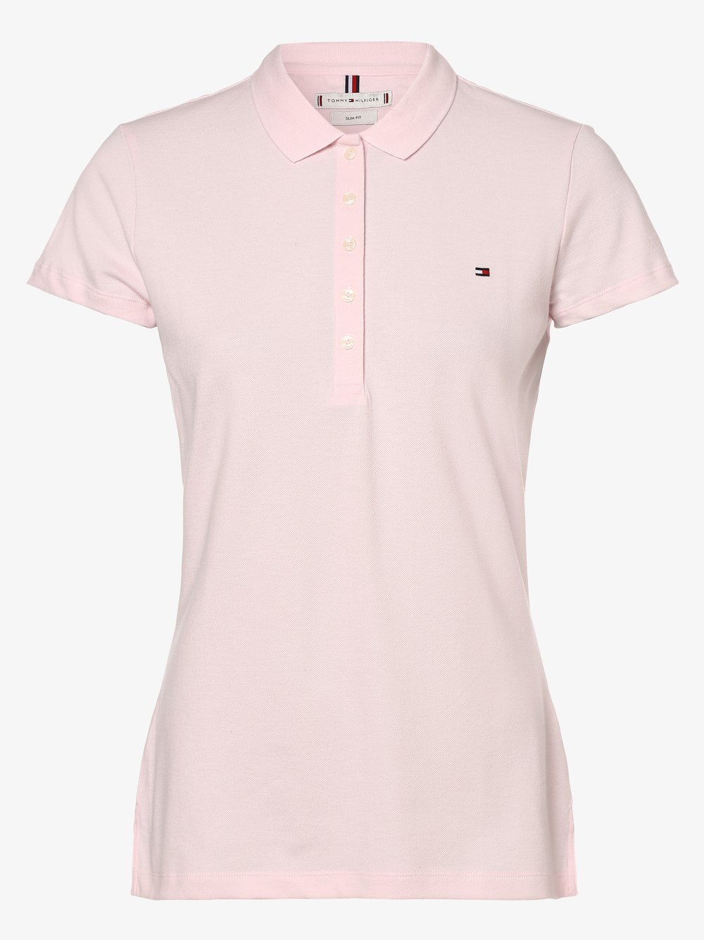Tommy Hilfiger - Damska koszulka polo  New Chiara, różowy