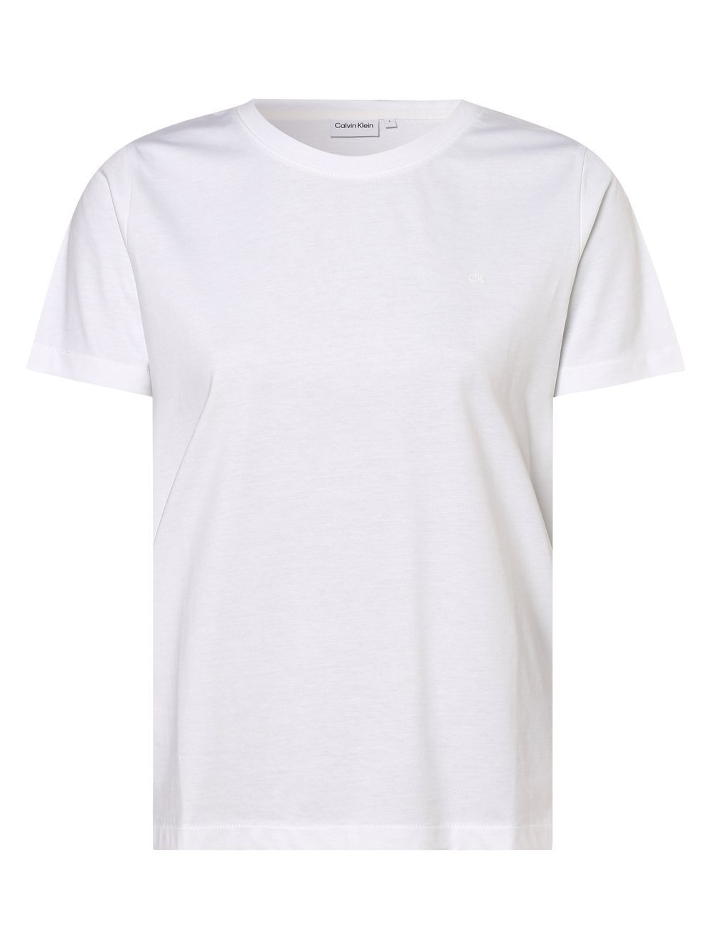 Koszulki i topy damskie - Calvin Klein - T-shirt damski, biały - grafika 1